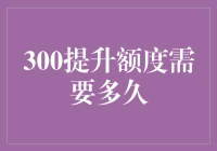 提升额度到底要等多久？揭秘300额度的秘密！