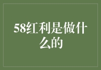 58红利：互联网平台下的商业化模式创新