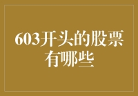 603开头的股票有哪些：探索中国A股市场中的六百三群体