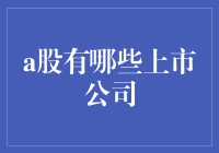 A股上市公司名录：资本市场的璀璨群星