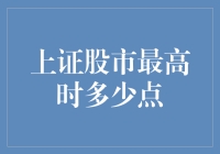 上证股市最高时多少点？原来股市也在减肥！