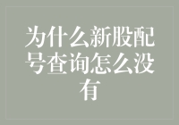 为什么新股配号查询会显示为空：探索背后的原因与解决策略