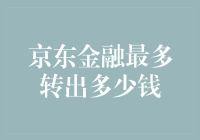 京东金融单日最高转账限额是多少？