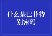 什么是巴菲特别密码：解析当代安全机制中的创新设计