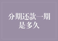 分期还款，你的一期到底是多久？这问题问得我一头雾水