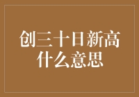 创三十日新高：市场波动与投资策略分析