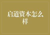 启道资本：以专业与创新引领未来投资趋势