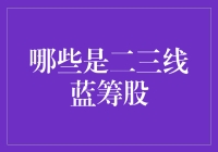 二三线蓝筹股：稳健增长的中坚力量