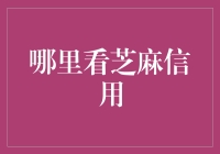 芝麻信用：信用生活的新篇章