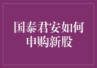 国泰君安如何申购新股：策略与实战指南