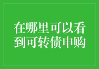 在哪里可以看到可转债申购详情？全面解析可转债申购渠道