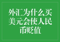 外汇市场中买美元使人民币贬值的经济学原理与实践分析