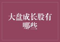 大盘成长股：那些成功慢跑到终点的投资选手