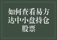 掌握易方达中小盘持仓股票查询技巧：深度解析与策略指导