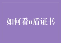 如何正确识别并使用U盾数字证书进行身份验证：专业指南