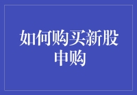 如何进行新股申购：掌握策略与技巧