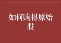 如何购得珍贵原始股：从个人投资者到企业高管的操作指南