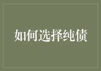 如何选择适合您的纯债基金：策略、技巧与注意事项