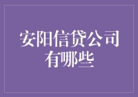 安阳信贷公司概览：探索多样化的金融服务提供商