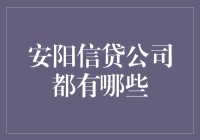 安阳信贷公司的多样性与选择