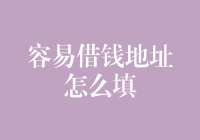 容易借钱的地址怎么填？别担心，我来教你！