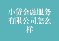 小贷金融服务有限公司：稳健的金融桥梁，以客户为中心的创新服务商