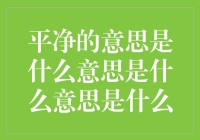 什么是平净？金钱管理的秘密武器！