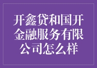 开鑫贷和国开金融服务有限公司：金融科技与地方金融的融合之路