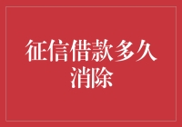 征信借款多久消除：构建个人信用历程的考量与策略