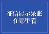 找寻呆账：征信报告的神秘角落