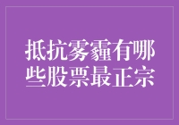 抵抗雾霾，投资最正宗的空气净化概念股