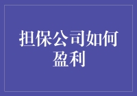 担保公司：不是在赚钱，就是在找钱的路上