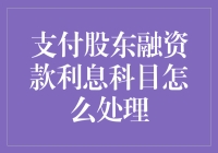 股东融资款利息处理的会计科目解析与优化策略