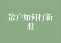 散户如何打新股：策略、技巧与风险防范