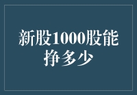 新股投资1000股的收益探索：基于定性和定量的视角