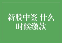 新股中签后的缴款流程解析：确保资金到位，避免错过投资机遇