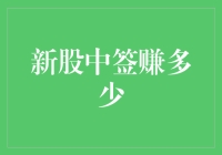 新股中签赚多少：基于市场分析与策略探讨