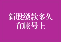 新股缴款到账时间解析：投资者需知的细节