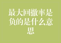 最大回撤率是负的？这是一场神奇的亏损逆袭之旅