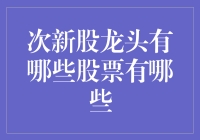 次新股龙头股票分析：潜力与风险并存