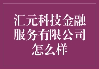 汇元科技金融服务有限公司：科技驱动金融创新的典范