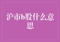 沪市B股：藏在股市里的神秘代码，你确定不来看看？