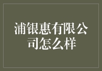 浦银惠有限公司：金融科技引领未来之路