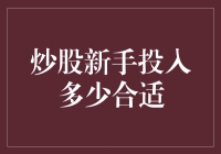 炒股新手投入多少合适：理性投资与风险控制的平衡之道