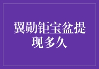 翼勋钜宝盆提现到底要等多久？