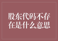 股东代码不存在：洞察上市公司股东信息的缺失与误解