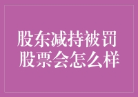 股东减持违规被罚：股票市场反应与投资者策略转型