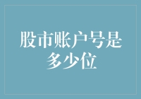 探寻股市账户号的神秘面纱：一窥金融世界的数字密码