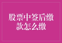 股票中签后缴款，缴了钱的幸福，不缴款的悲痛