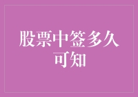 【股市漫游记】中签了？那得问问时间老人要多久告知